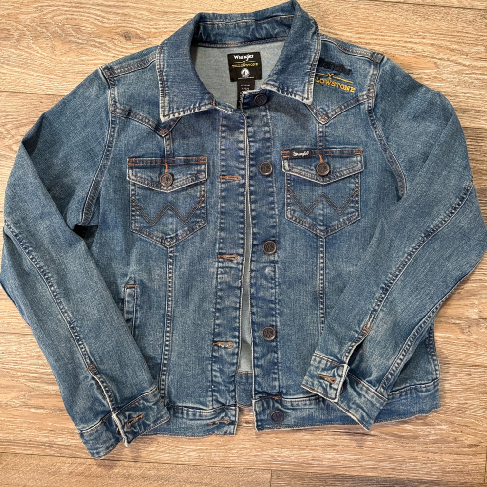 Wrangler Blue Yellowstone Denim Jacket